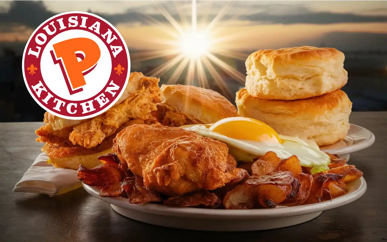 Popeyes breakfast menu